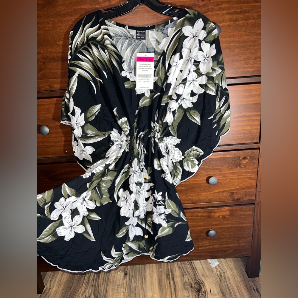 Women’s beach cover up, luau dress